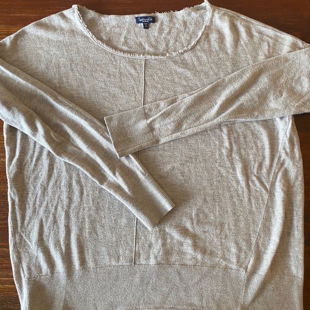 NWOT SPLENDID CREAM SWEATER